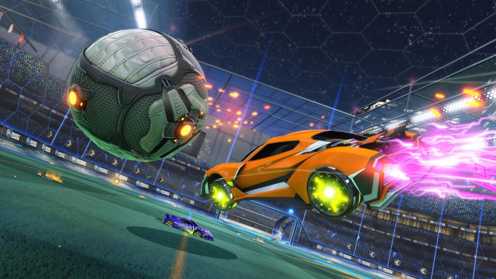 7. Rocket League – футбол на машинках